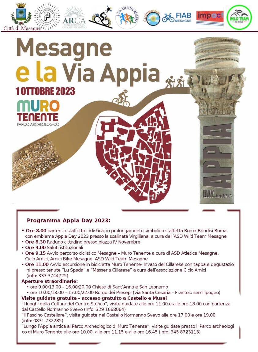 Immagine: Appia day 2023 locandina