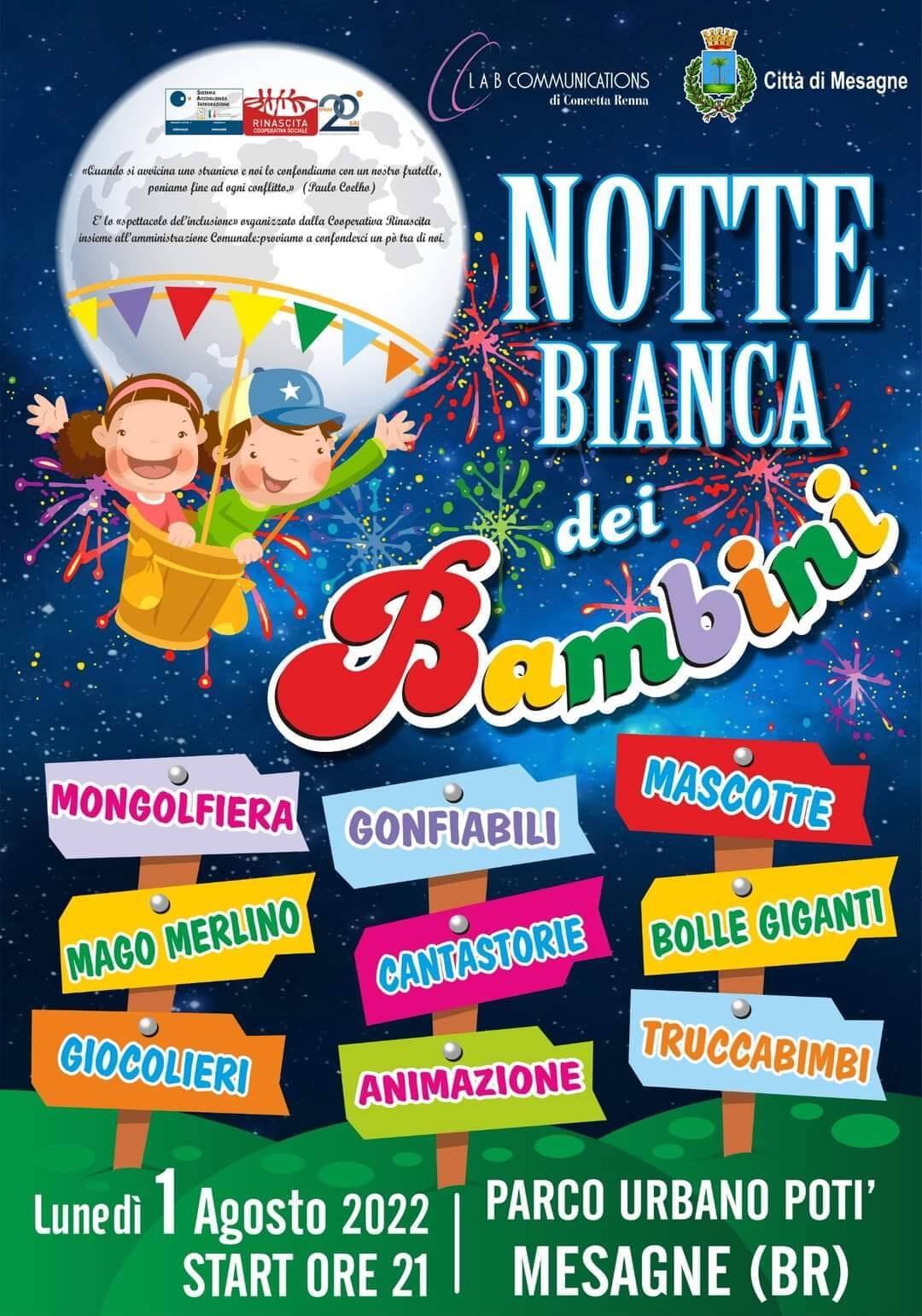 Immagine: La notte bianca dei bambini