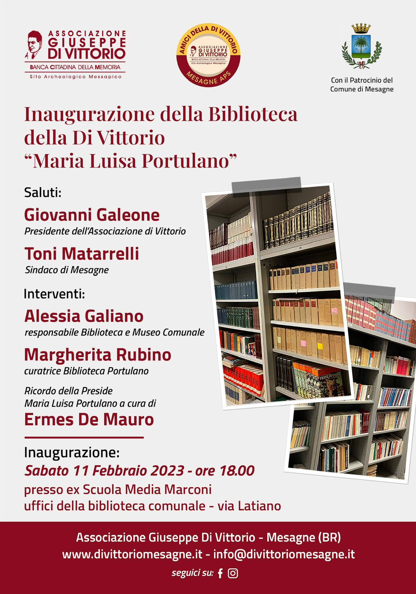 Immagine: Locandina Di Vittorio