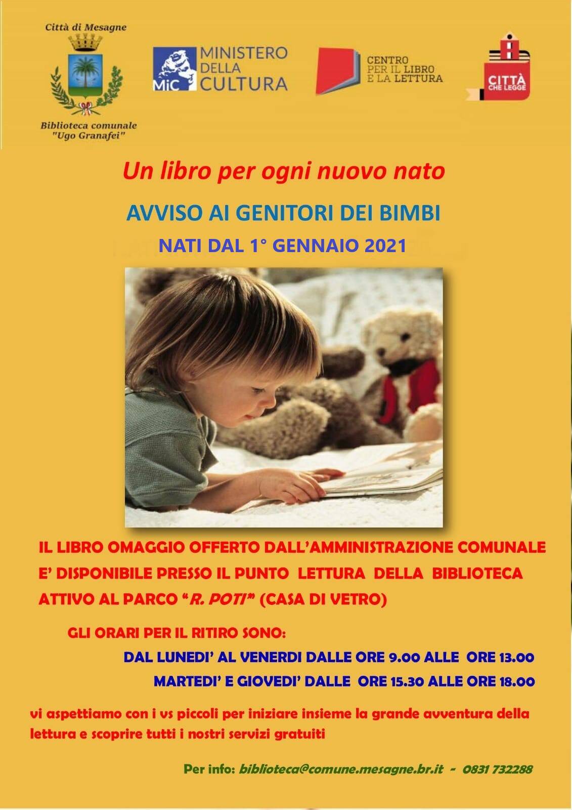 Immagine: LOCANDINA PER OGNI NUOVO NATO CORRETTA