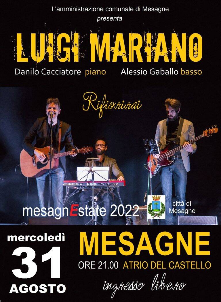 Immagine: Luigi Mariano 31agosto