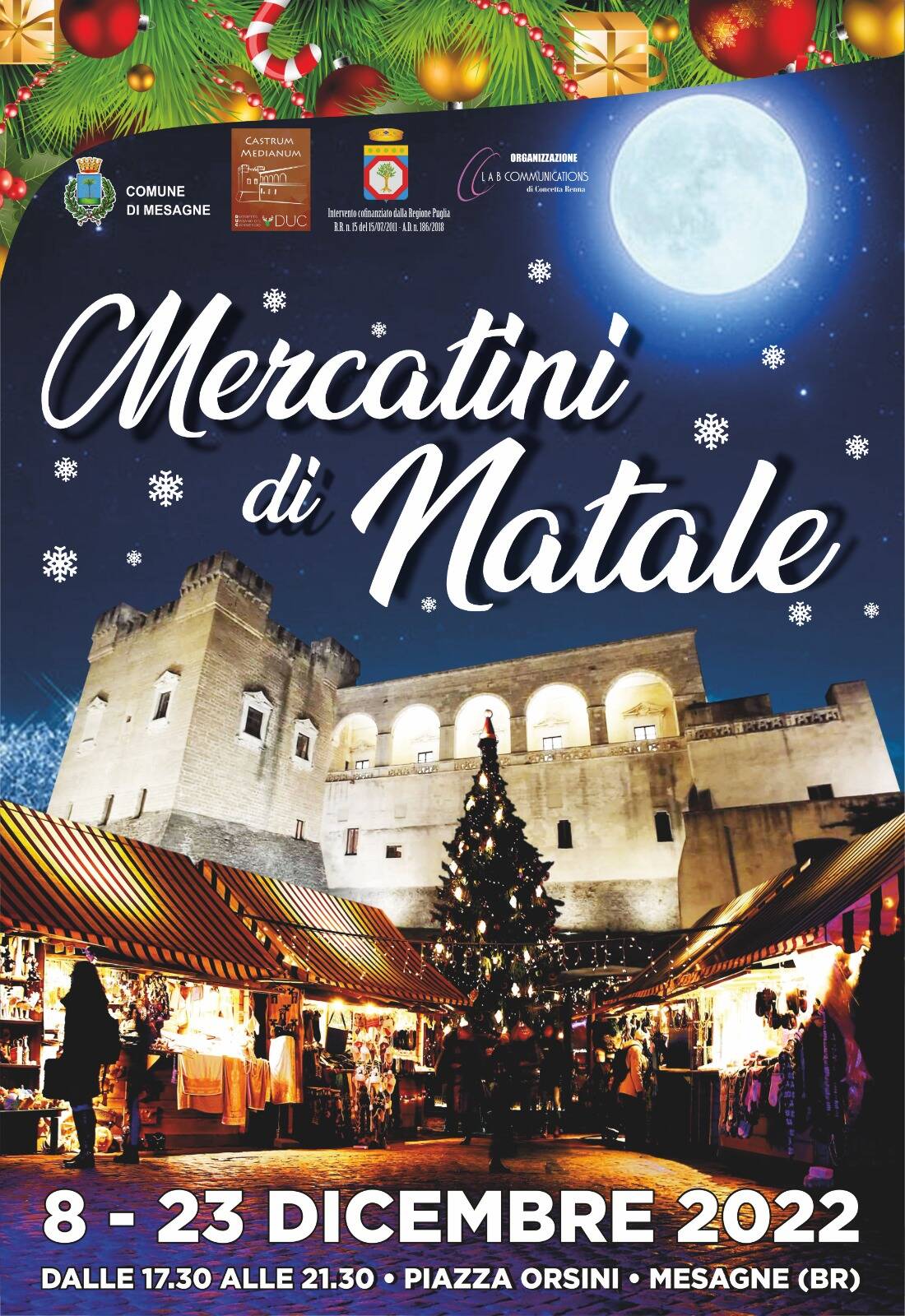 Immagine: Mercatini di Natale locandina